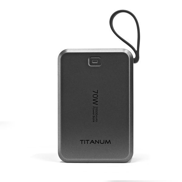Портативный аккумулятор 20000 мАч TITANUM WP049 PD70W, серый TPB-WP049-G фото
